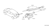 Diagram for 2021 Nissan Leaf Wiper Arm - 28780-5SA0A