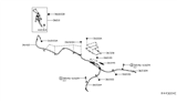 Diagram for 2022 Nissan Leaf Parking Brake Cable - 36530-5SA0A
