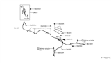 Diagram for 2019 Nissan Leaf Parking Brake Cable - 36530-5SA0A