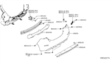 Diagram for Nissan Leaf Bumper - 85022-5SA0H