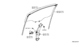 Diagram for 2019 Nissan Leaf Window Run - 80330-5SF0A