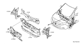 Diagram for Nissan Leaf Dash Panels - G6241-5SAMA