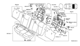 Diagram for Nissan Leaf Seat Cushion - 88300-5SA1C