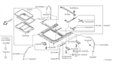 Diagram for 2002 Nissan Altima Weather Strip - 73967-8J000