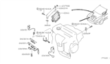 Diagram for 2006 Nissan Altima Engine Control Module - 23710-ZD85A