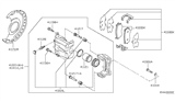 Diagram for 2003 Nissan Altima Brake Pad Set - 41060-8J090