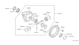 Diagram for Nissan Altima Pinion Bearing - 31408-80X16