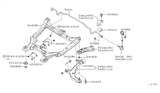 Diagram for 2002 Nissan Altima Sway Bar Link - 54618-8J000