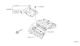 Diagram for 2005 Nissan Murano Emblem - 14048-5Y710