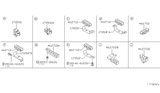 Diagram for 2005 Nissan Altima Fuel Line Clamps - 17571-8J000