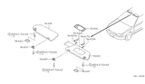 Diagram for 2004 Nissan Altima Car Mirror - 96406-8J000