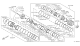 Diagram for Nissan Altima Transfer Case Output Shaft Snap Ring - 31506-31X17