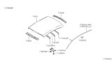 Diagram for 2004 Nissan Altima Hood Hinge - 73230-8J030