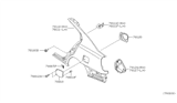 Diagram for 2002 Nissan Altima Fender - 78100-8J030