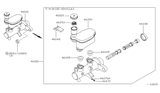 Diagram for 2006 Nissan Altima Brake Master Cylinder Reservoir - 46010-8J000