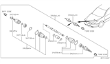 Diagram for Nissan Altima Axle Shaft - 39101-8J000