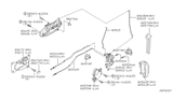 Diagram for Nissan Altima Door Latch Assembly - 80503-8J000