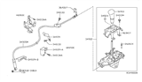 Diagram for Nissan Altima Shift Cable - 34935-8J000