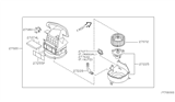 Diagram for Nissan Altima Blower Motor Resistor - 27150-8J000