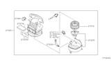 Diagram for 2004 Nissan Altima Blower Motor Resistor - 27150-8J000