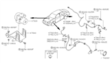 Diagram for 2002 Nissan Altima ABS Sensor - 47910-8J000