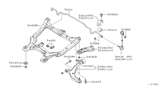 Diagram for 2002 Nissan Altima Front Cross-Member - 54400-8J001