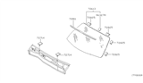 Diagram for 2006 Nissan Altima Windshield - 72700-8J000