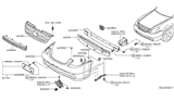 Diagram for 2005 Nissan Altima Grille - 62070-8J100