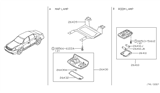 Diagram for 2003 Nissan Altima Dome Light - 26430-8J010