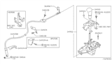 Diagram for 2005 Nissan Altima Automatic Transmission Shifter - 34901-8J102