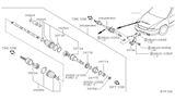 Diagram for 2004 Nissan Altima Axle Shaft - 39100-8J065