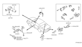 Diagram for 2007 Nissan Maxima Ignition Lock Cylinder - D8700-8J000