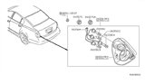 Diagram for 2004 Nissan Altima Light Socket - 26551-8J000