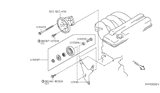 Diagram for 2002 Nissan Altima Timing Belt Idler Pulley - 11925-8J000