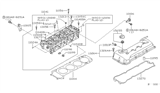 Diagram for Nissan Murano Cylinder Head - 11040-8J100