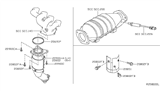 Diagram for 2004 Nissan Altima Catalytic Converter - 208A1-8J400