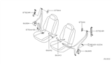 Diagram for 2002 Nissan Altima Seat Belt - 86842-8J126