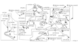 Diagram for 2006 Nissan Maxima Power Steering Hose - 49723-7Y000