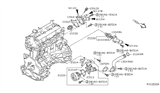 Diagram for 2005 Nissan Altima Water Pump - 21010-8J000