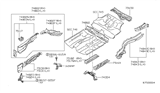 Diagram for 2005 Nissan Altima Motor And Transmission Mount - 75117-8J030