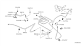 Diagram for 2004 Nissan Maxima Clutch Hose - 30855-8J200