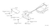 Diagram for 2006 Nissan Altima Sun Visor - 96400-ZD71A