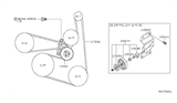 Diagram for 2006 Nissan Sentra Serpentine Belt - 11720-8J000