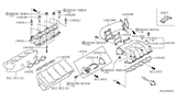 Diagram for 2002 Nissan Maxima Intake Manifold - 14010-8J105