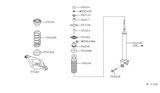 Diagram for 2002 Nissan Altima Shock Absorber - 56210-3Z025