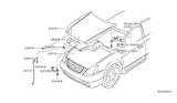 Diagram for 2003 Nissan Altima Lift Support - 65771-8J010