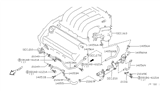 Diagram for 2005 Nissan Altima Thermostat Housing - 14053-ZA000