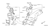 Diagram for 2014 Nissan Quest Catalytic Converter - B08A3-1JL0A