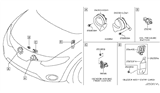 Diagram for 2012 Nissan Murano Air Bag Sensor - K8581-JY01J