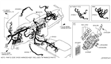 Diagram for 2010 Nissan Murano Fuse Box - 24350-1AA0B